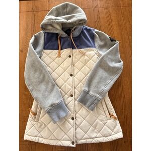 686 Parklan Womens Quilted Hooded Jacket Thermal Rating 6 Snowboard Ski Coat 6